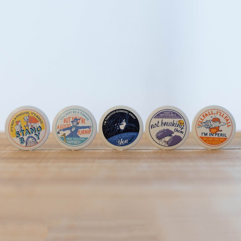 COLLECTION DE BADGE LE CHÂTEAU AMBULANT 10 PCS – LE CHÂTEAU AMBULANT