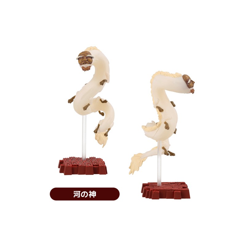 POSE COLL ASSORT. DE 8 FIGURINES DIEUX UNABARA - LE VOYAGE DE CHIHIRO