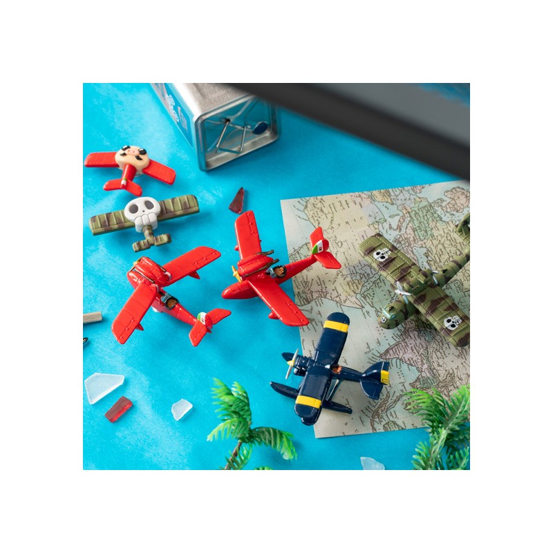 ASSORT. DE 6 MAGNETS HYDRAVION - PORCO ROSSO