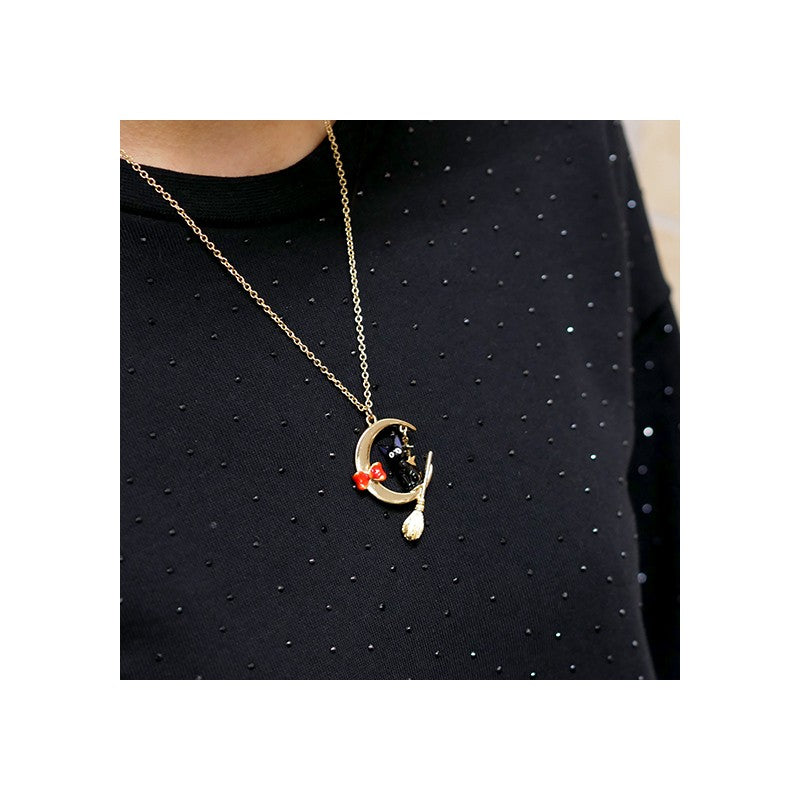 COLLIER JIJI ET LA LUNE - KIKI LA PETITE SORCIÈRE