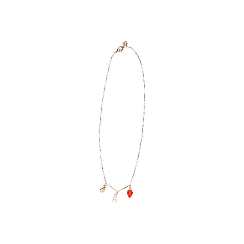 COLLIER TOTORO BLANC ET FRAISES - MON VOISIN TOTORO