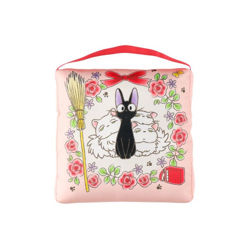 COUSSIN JIJI & LILY 30 X 30 CM - KIKI LA PETITE SORCIÈRE