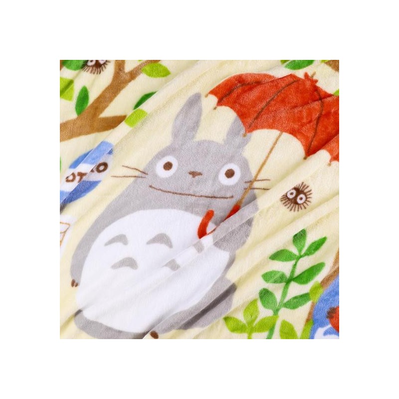 COUVERTURE TOTORO ARRÊT DE BUS 80X150 CM - MON VOISIN TOTORO