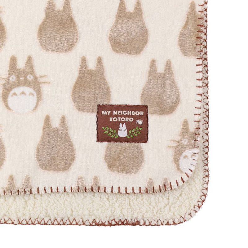 COUVERTURE MOIRÉE TOTORO SILHOUETTE 70X100 CM - MON VOISIN TOTORO