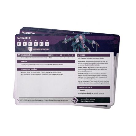 CARTES TECHNQUES: GENESTEALER CULTS (FRA - flash vidéo