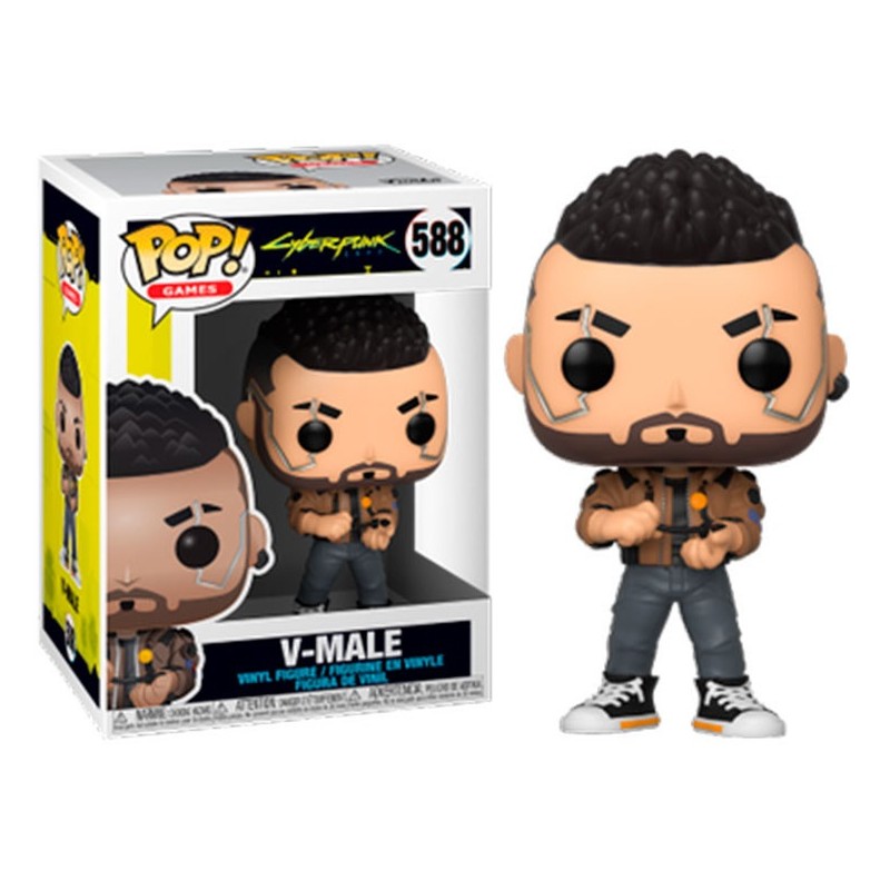 Funko Pop! Games Cyberpunk 2077 - V-Male ENG Merchandising - flash vidéo