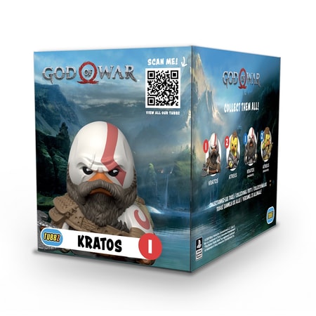 Best of TUBBZ Boîte Canard de bain - God of War - Kratos - 9cm - flash vidéo