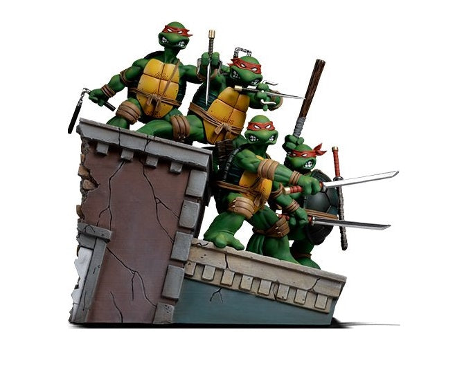 Iron Studios - Deluxe Art Scale 1/10 - Teenage Mutant Ninja Turtles - Eastman Cover Version Statue 24cm