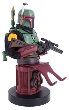Cable Guys R.E.S.T - Book of Boba Fett - Boba Fett Support pour Téléphone et Manette - flash vidéo