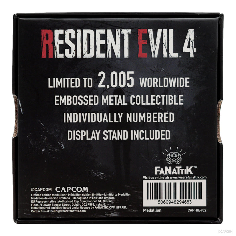 Resident Evil 4 - Médaillon de collection "Bitores Mendez" en Édition Limitée