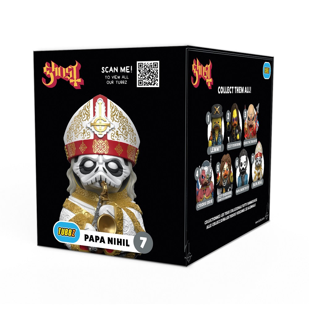 Numskull - Best of TUBBZ Boîte Canard de bain - Ghost - Papa Nihil - 9cm - flash vidéo