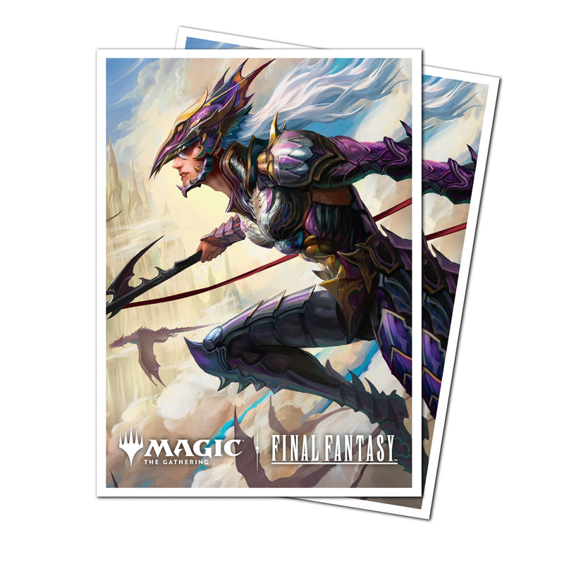 Ultra Pro - Magic: The Gathering - Universes Beyond: Final Fantasy - Pochettes de protection APEX Deck Premium Kain, Traitorous Dragoon 105p.