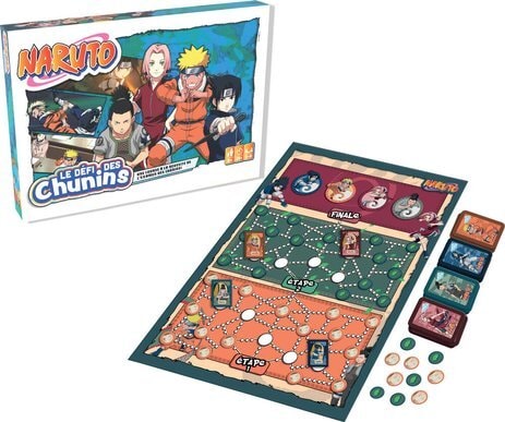 Naruto - Le défi des Chunins - Jeu de Plateau - flash vidéo