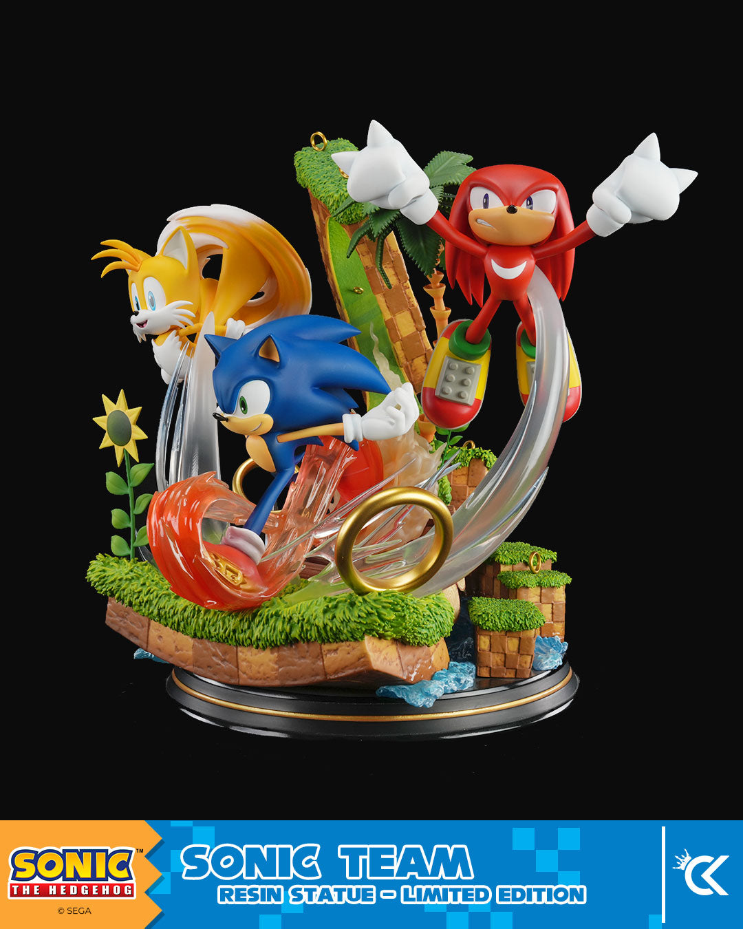 Cartoon Kingdom - 1:6 Statues - Sonic the Hedgehog - Sonic Team Édition Limitée Statue 35cm