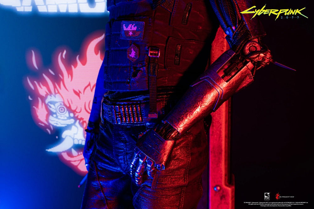 PureArts - 1:4 Scale Statues - Cyberpunk 2077 - Johnny Silverhand Statue 53cm - flash vidéo