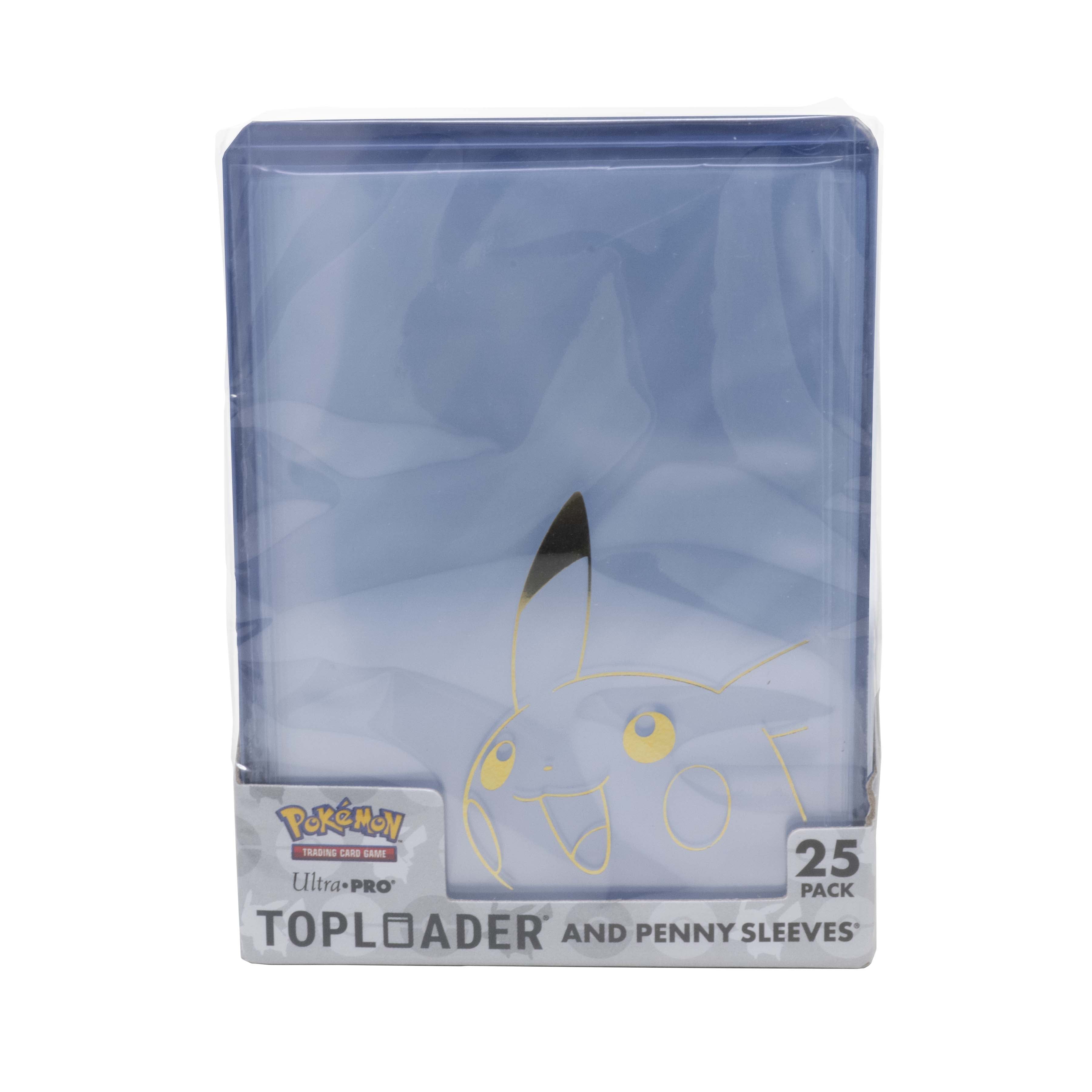 Ultra Pro - Pokémon JCC - Pack combiné de Toploader et pochettes de protection Penny Sleeves Pikachu