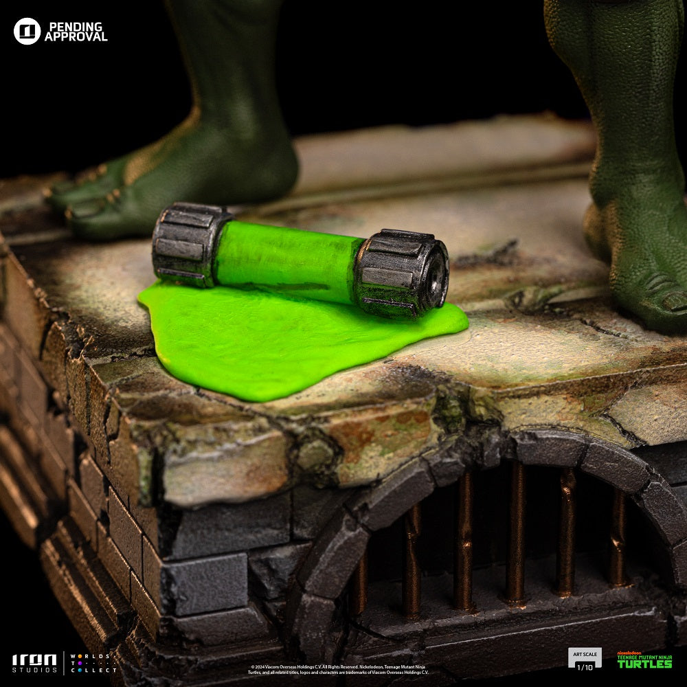 Iron Studios - Art Scale 1/10 - Teenage Mutant Ninja Turtles - Leonardo Statue 21cm - flash vidéo