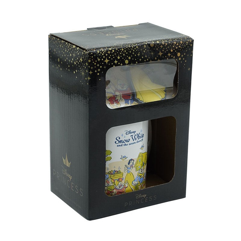 Disney - Blanche-Neige et les Sept Nains - Coffret cadeau Mug + Dessous de verre + Porte-clef "Pastel Princess"
