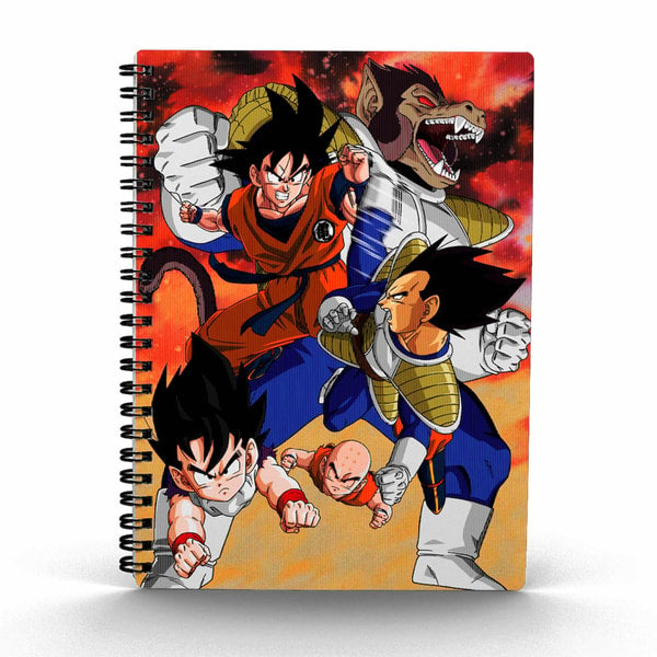 Dragon Ball Z - Carnet de notes lenticulaire Goku vs Vegeta - flash vidéo