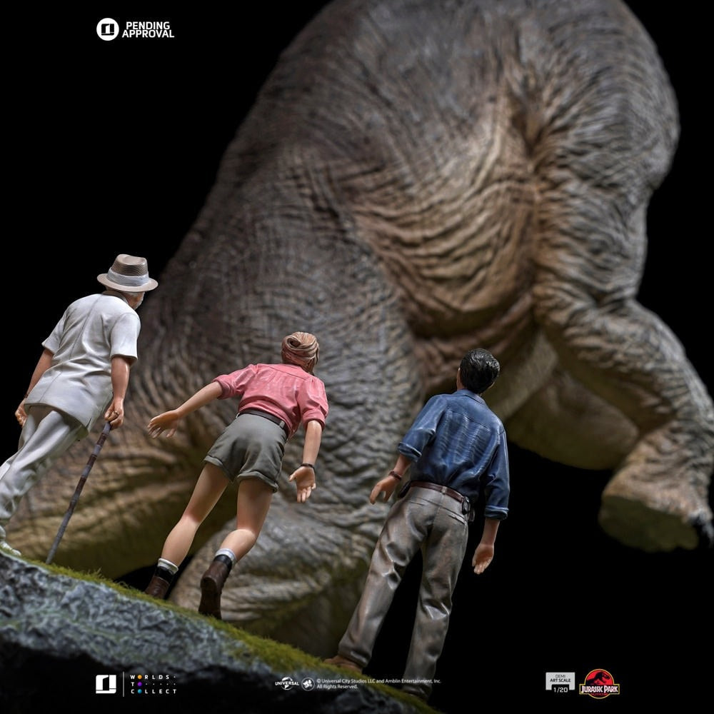 Iron Studios - Demi Art Scale 1/20 - Jurassic Park - "Welcome to Jurassic Park" Special Edition Statue 80cm