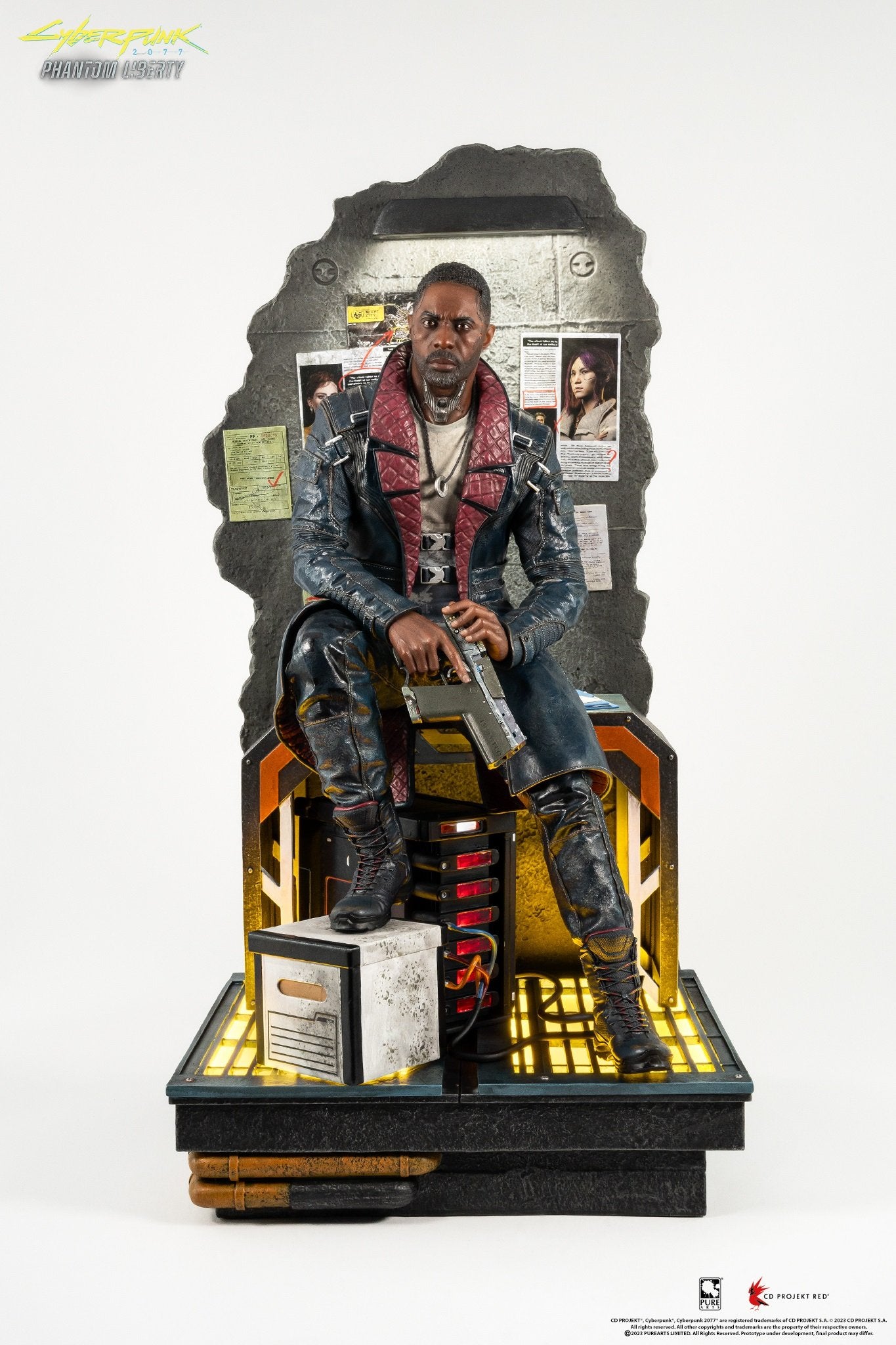 PureArts - 1:4 Scale Statues - Cyberpunk 2077 Phantom Liberty - Solomon Reed Statue 55cm - flash vidéo