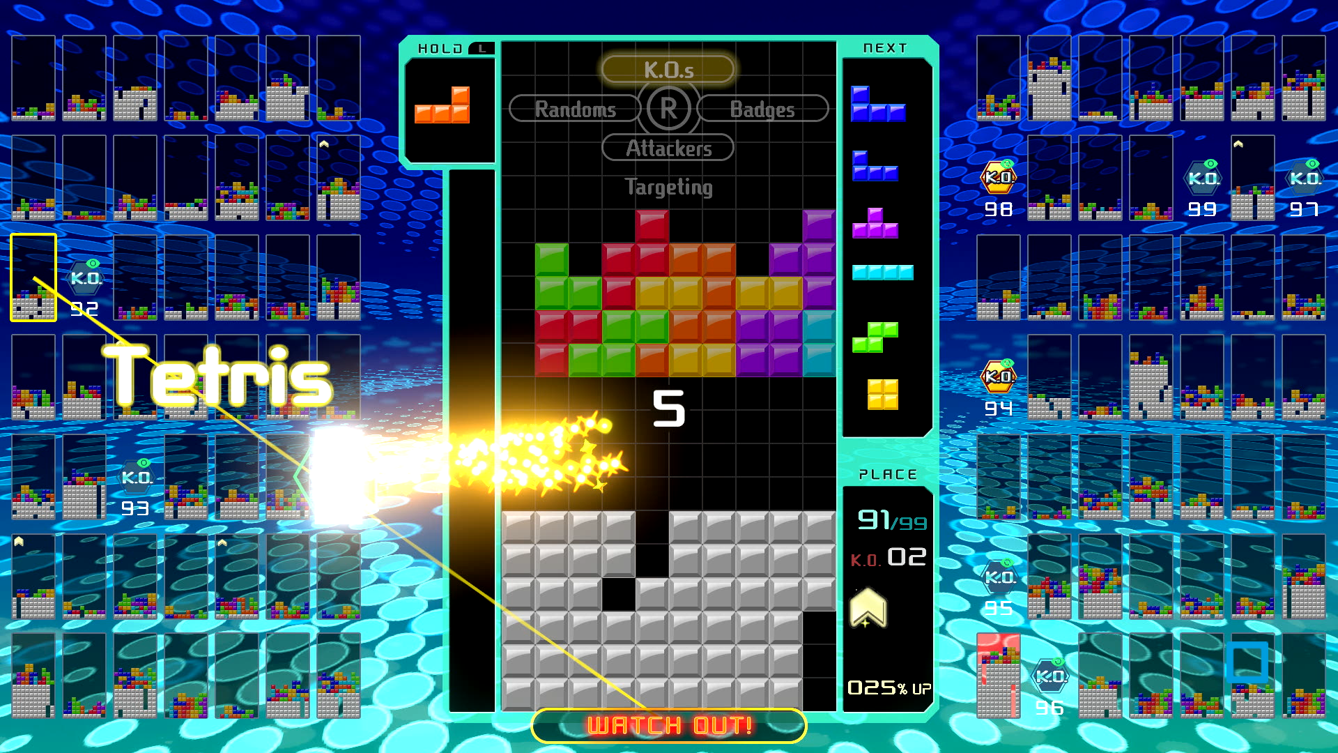 Tetris 99 + Abonnement Nintendo Switch Online 12 mois - flash vidéo