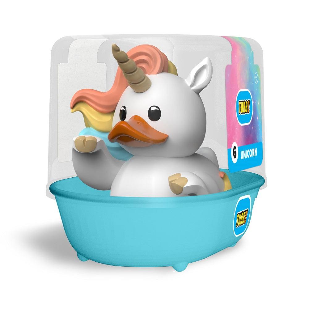 Numskull - TUBBZ Canard de bain - Numskull - Licorne (Première Édition) - 9cm - flash vidéo