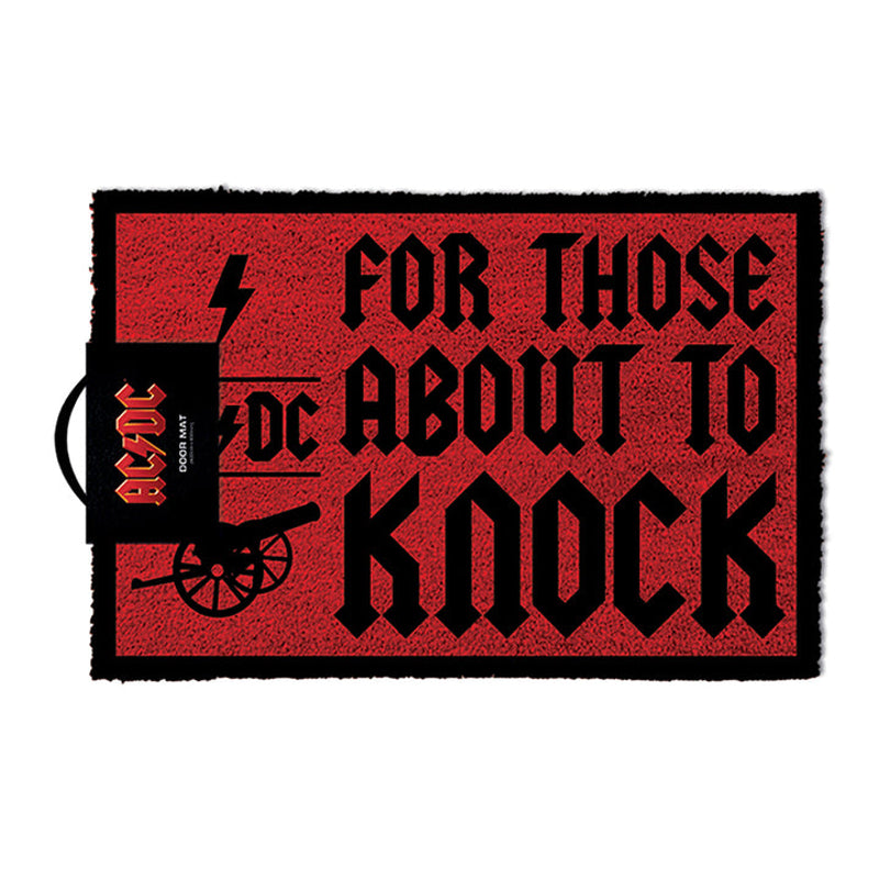 AC/DC - Tapis de porte For those about to knock