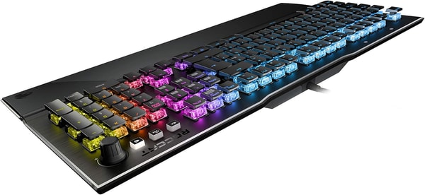 Roccat - Clavier de jeu mécanique Vulcan 121 avec éclairage RGB - Disposition AZERTY française - flash vidéo