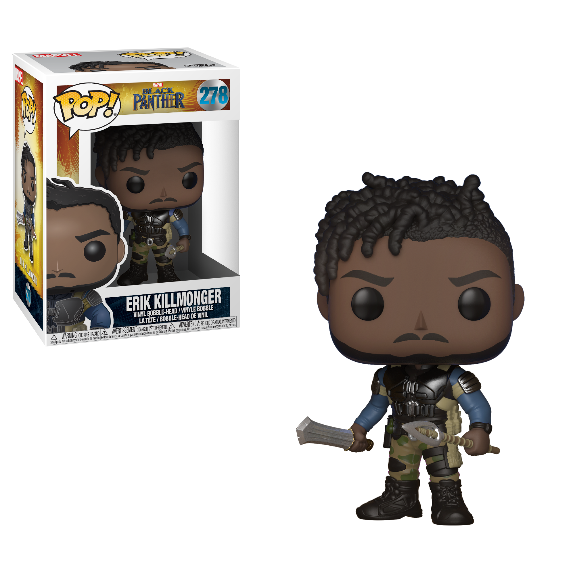 Funko Pop! Marvel Black Panther Erik Killmonger
