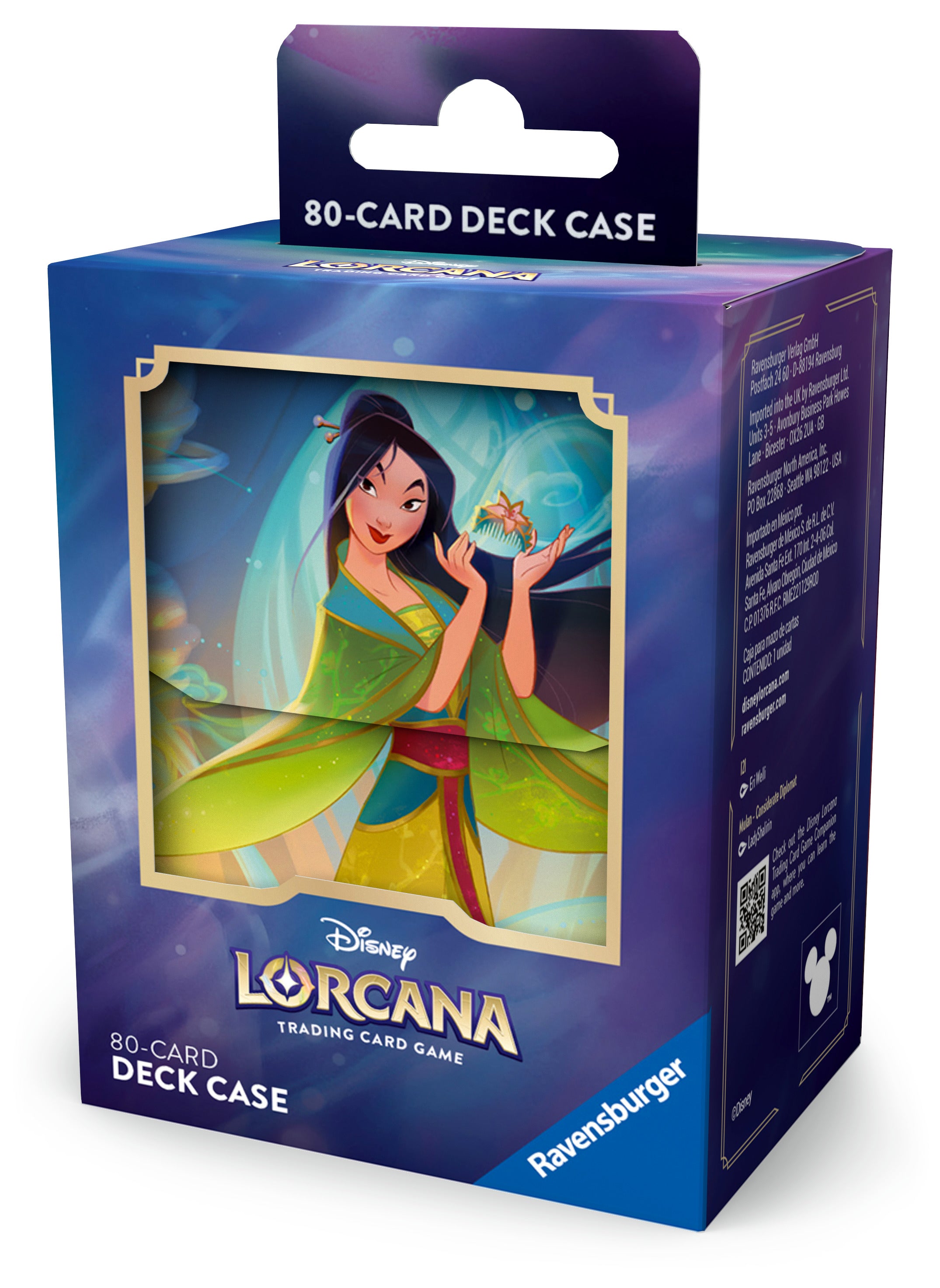 Disney Lorcana JCC - Boîte de deck de 80 cartes Mulan