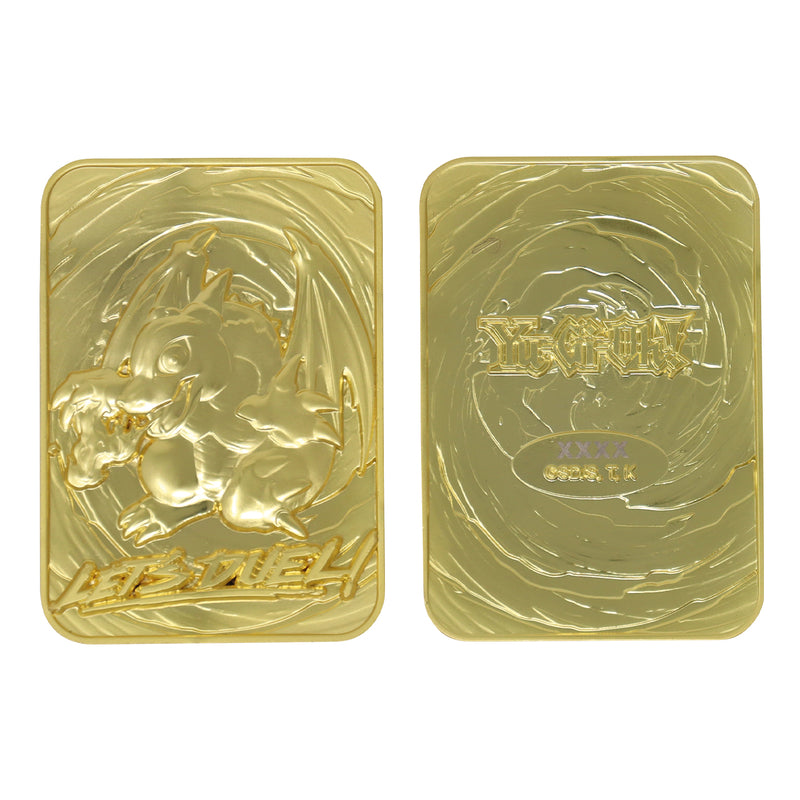 Yu-Gi-Oh! - Lingot Plaqué Or 24 Carats "Bébé Dragon" en Édition Limitée