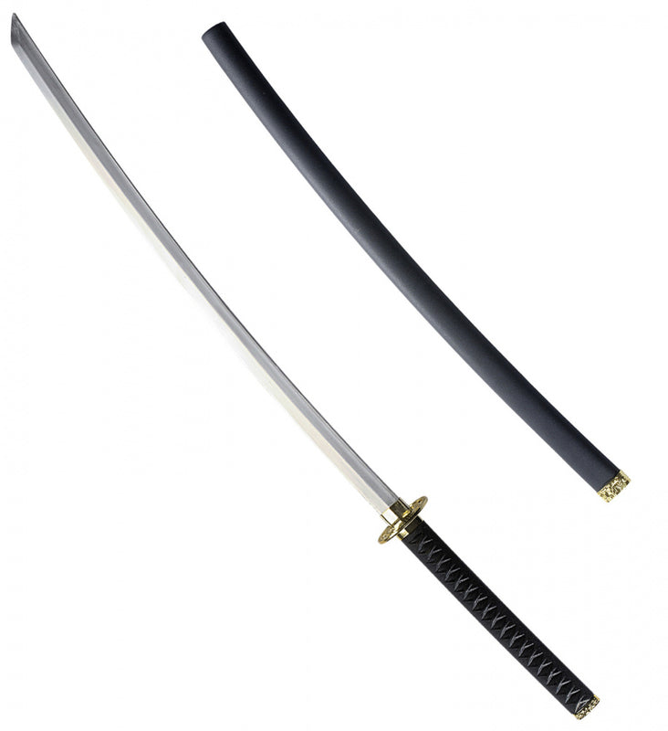 Samurai & Ninjas - Black and White Handled Katana 99cm