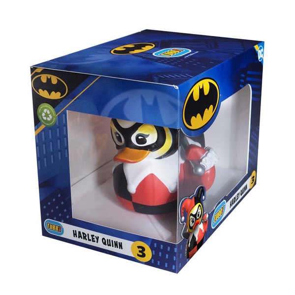 Best of TUBBZ Boîte Canard de bain - DC Comics - Harley Quinn - 9cm - flash vidéo