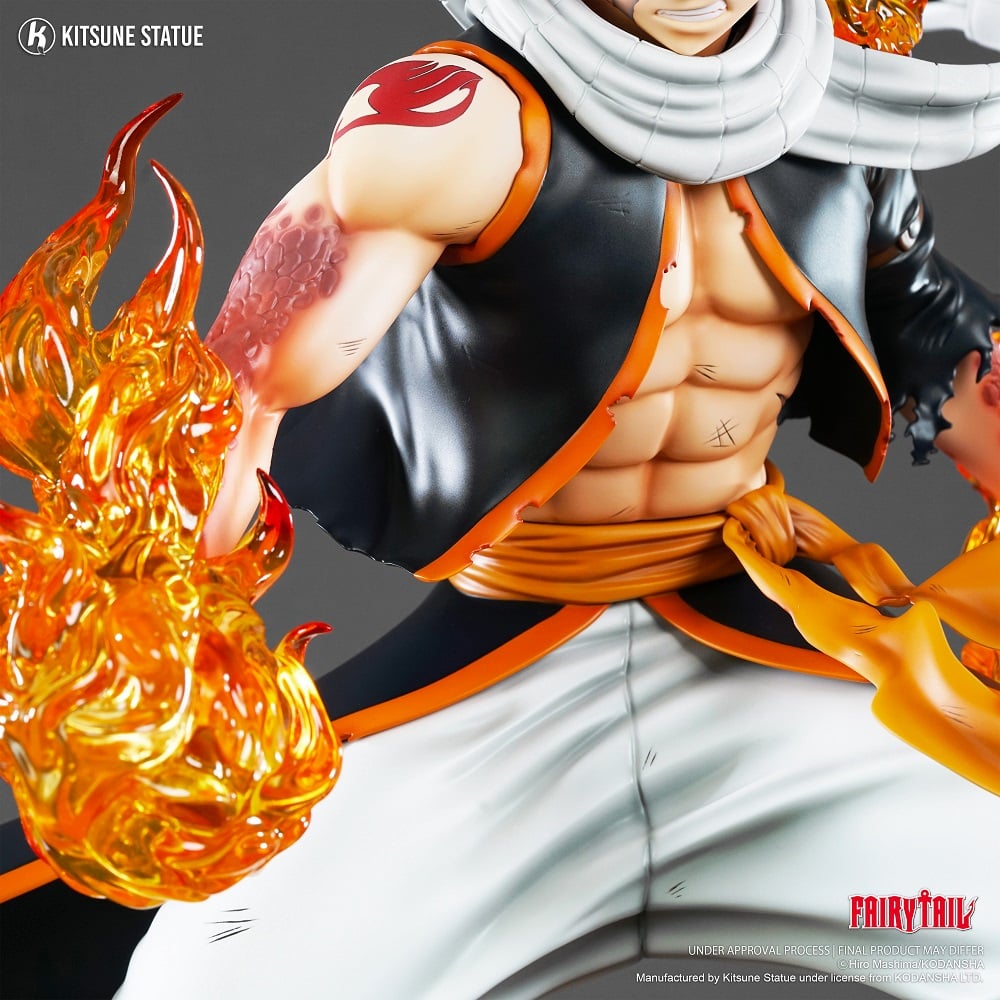 Legend Figure - Fairy Tail - Natsu Dragneel 1/4 Statue 50cm - flash vidéo