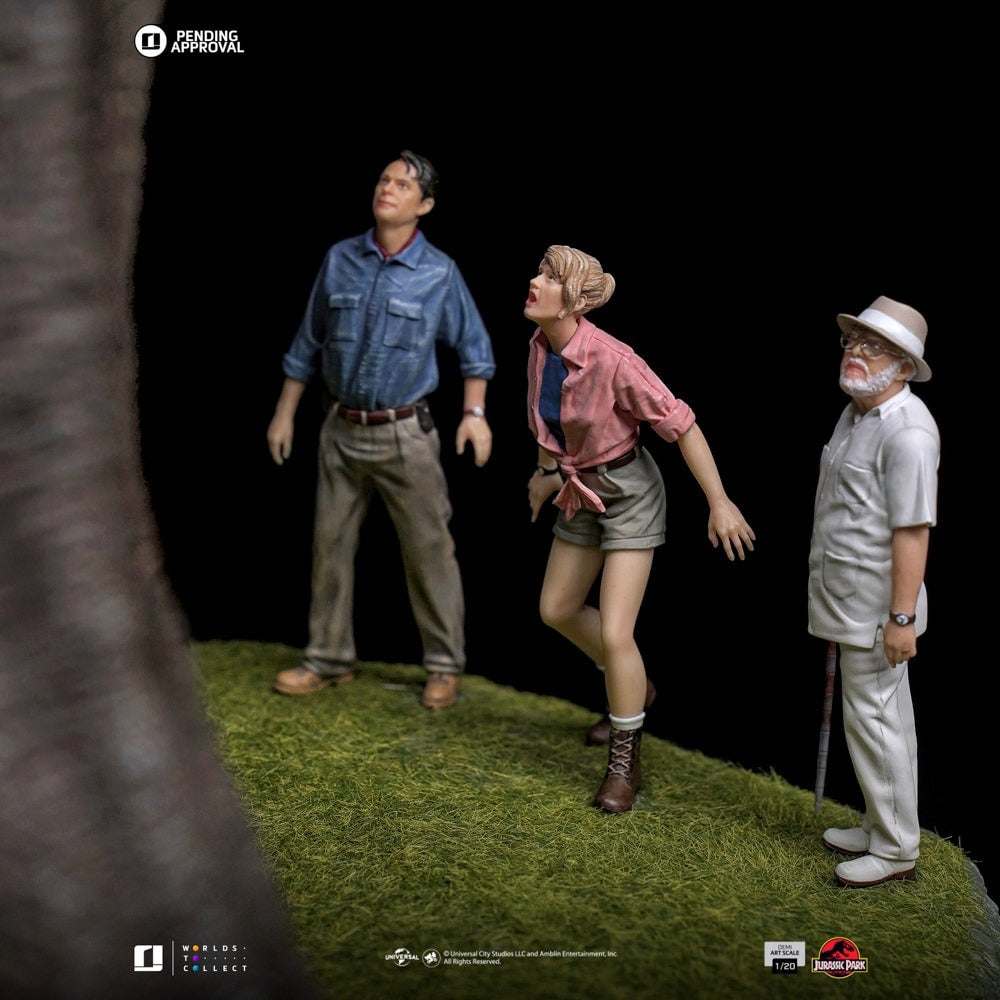 Iron Studios - Demi Art Scale 1/20 - Jurassic Park - "Welcome to Jurassic Park" Special Edition Statue 80cm