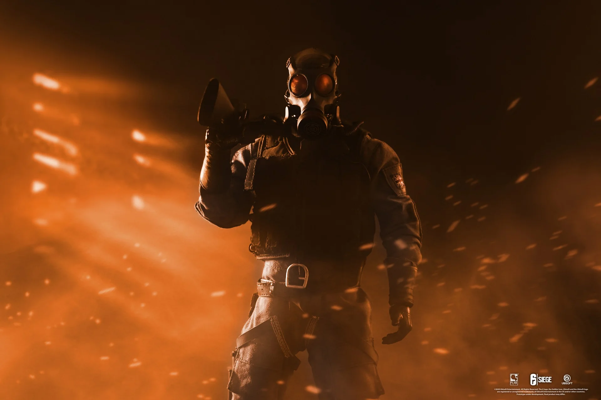 PureArts - 1:6 Articulated Figures - Rainbow Six Siege - Smoke Figurine 30cm - flash vidéo