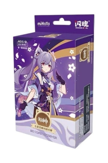Genshin Impact Jeu de Cartes à Collectionner - Pre-Build Starter Deck 02 - Keqing - Series 1 *Version Chinoise*