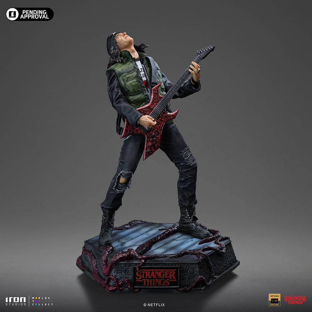 Iron Studios - Deluxe Art Scale 1/10 - Stranger Things - Eddie Munson Statue 20cm - flash vidéo