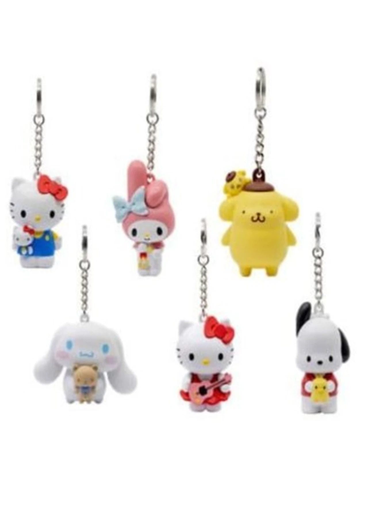 YuMe Pocket Hero - Display de porte-clés Hello Kitty et ses amis 7cm (Série 1) (12 unités)