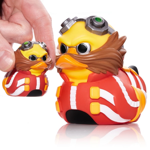 Numskull - Mini TUBBZ Canard de bain - Sonic le Hérisson - Dr Eggman (Édition baignoire) - flash vidéo