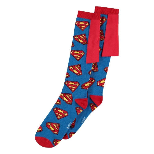 DC Comics - Chaussettes montantes Superman (Taille 39-42) - flash vidéo