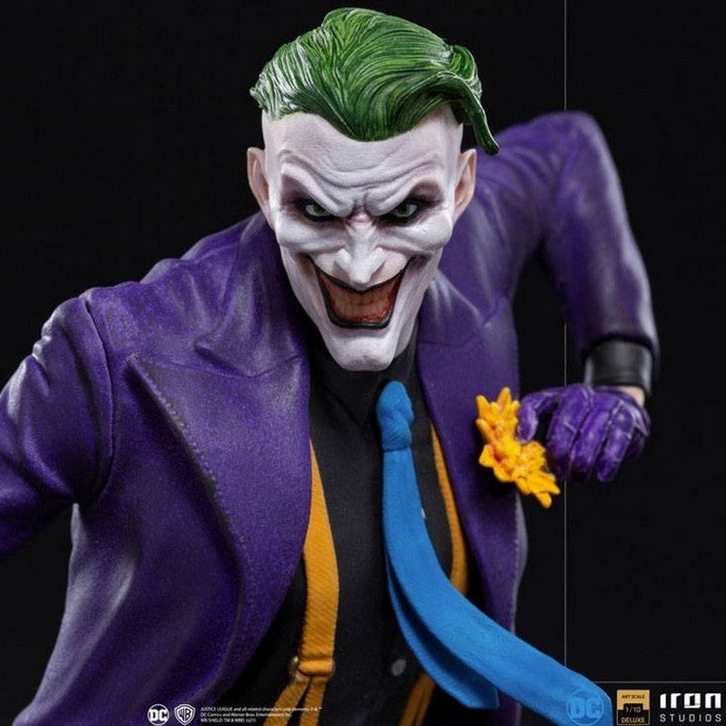 Iron Studios - Deluxe Arts Scale 1/10 - DC Comics - The Joker Statue 23cm - flash vidéo