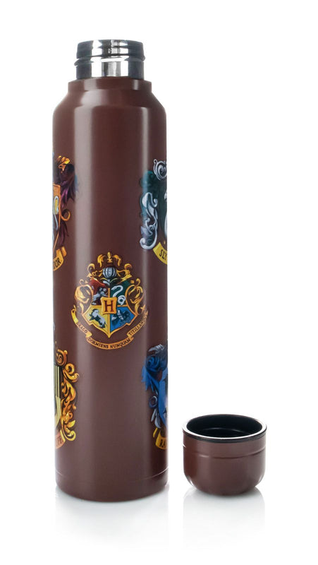 Harry Potter - Bouteille d'eau en métal slim "Blasons" 530ml