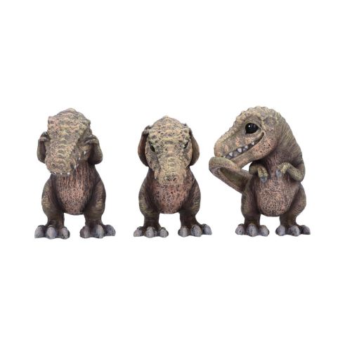 Nemesis Now - "Three Wise Tyrannosaurus Rex" Statue 9.3cm - flash vidéo