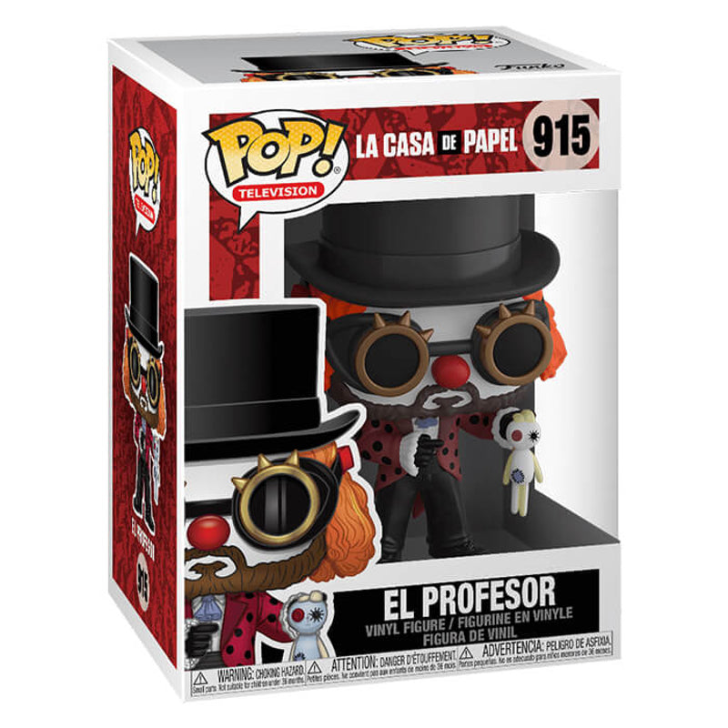 Funko Pop! TV La Casa de Papel S2 Professor O Clown ENG Merchandising