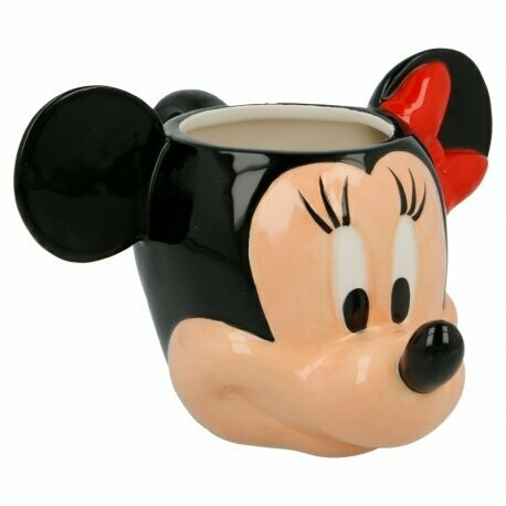 Disney - Tasse 3D en céramique Minnie Mouse - 415ml - flash vidéo