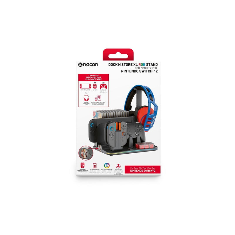 Nacon - Dock de charge XL compatible avec la console Nintendo Switch 2