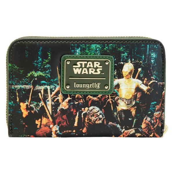 Loungefly: Lucasfilm - Star Wars - Scenes Return of the Jedi Zip Around Wallet - flash vidéo