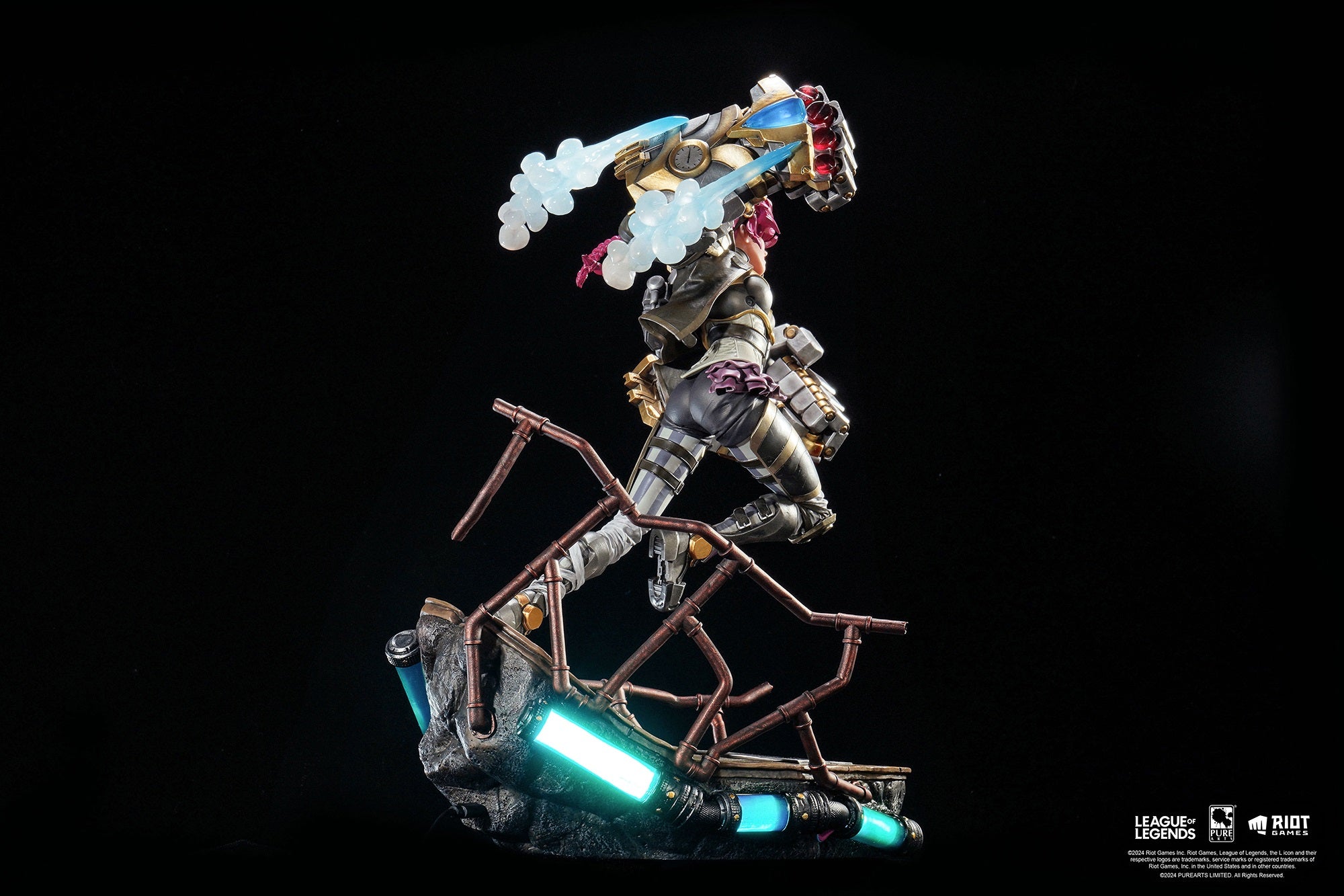 PureArts - 1:6 Scale Statues - League Of Legends - Vi Statue 40cm - flash vidéo
